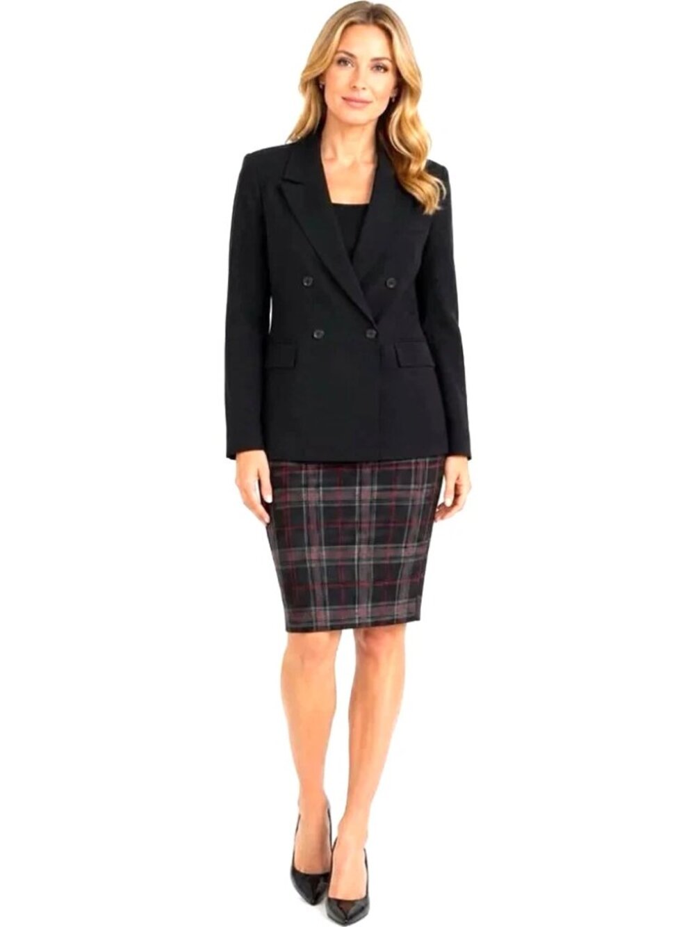 Petal And Pup Double Breasted Black Juliette Blazer Size Large